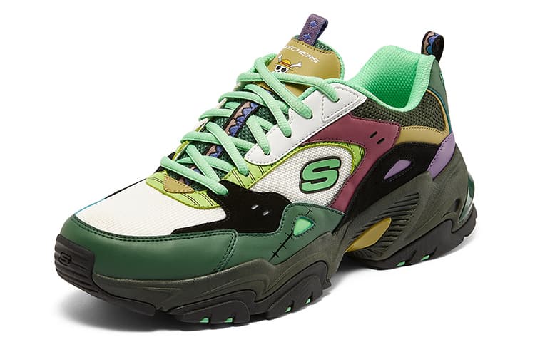 Кроссовки Skechers Stamina V2 One Piece Zoro Colorway - изображение 3