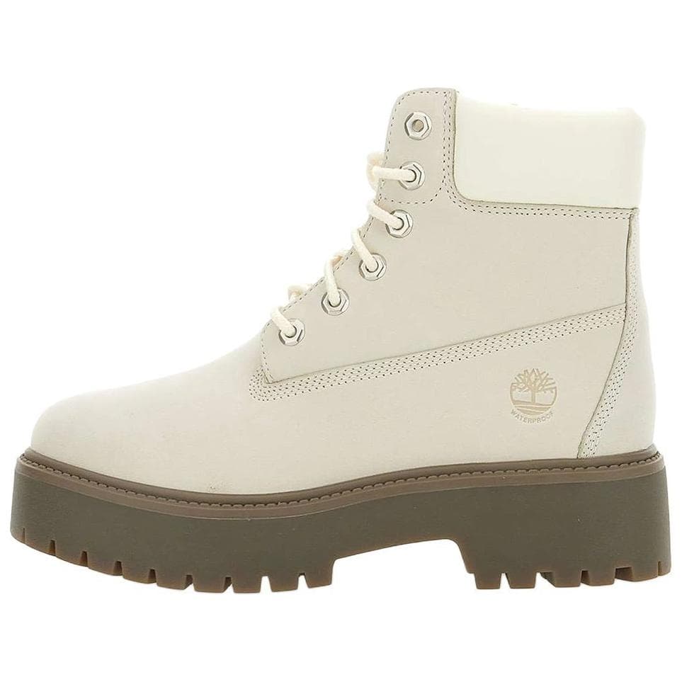 Сапоги Timberland Stone Street Мягкие и Комфортные Ботильоны Женские Белые - изображение 1