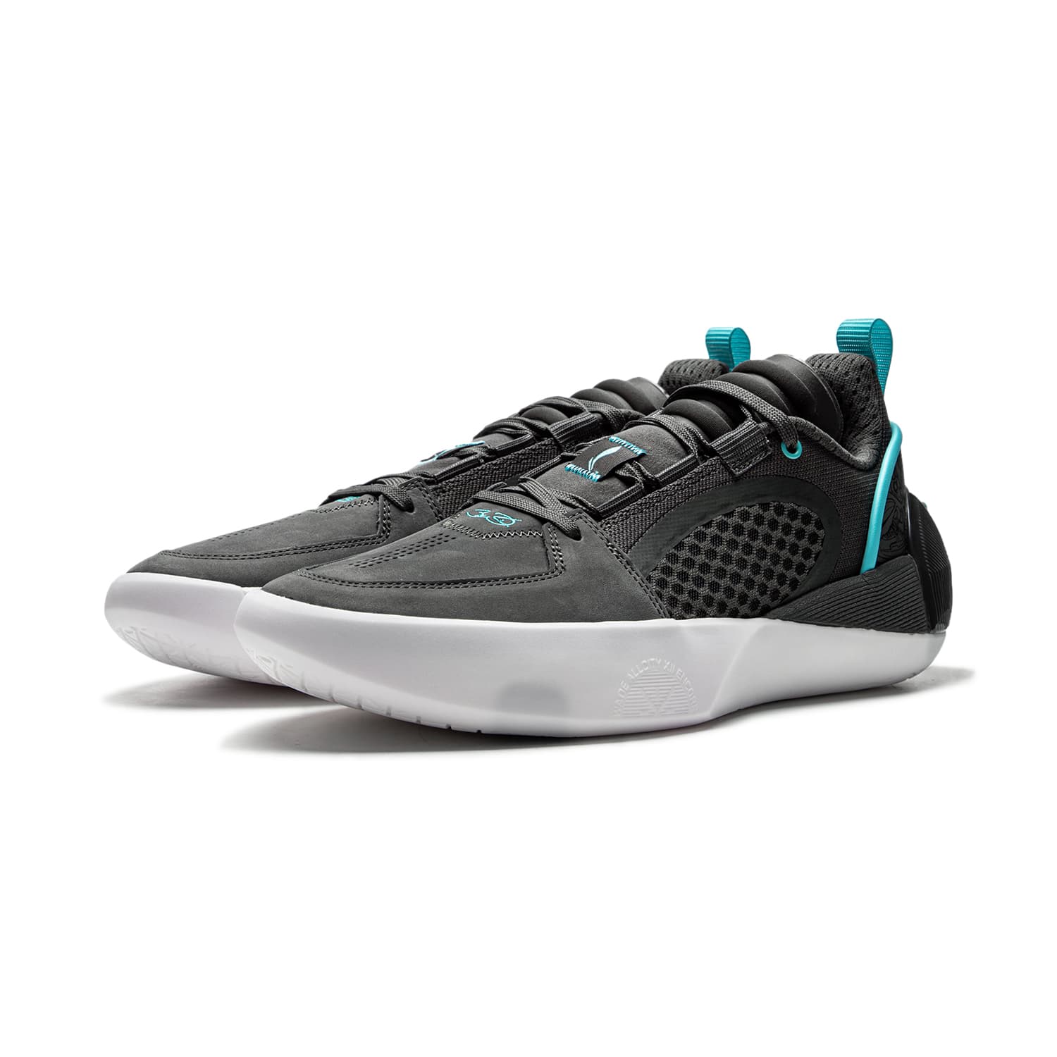 Кроссовки для баскетбола Li NING All City 12 Encore Низкие Баскетбольные Кроссовки Мужские Обсидианово-Серые - изображение 3