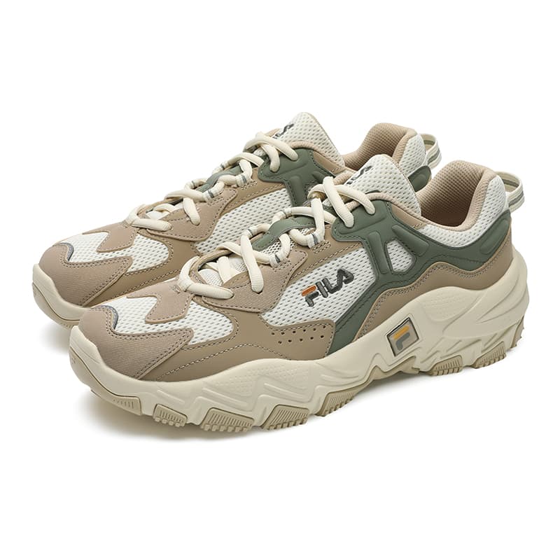 Кроссовки FILA Ravagement 2 S Raider 2S Устойчивые к истиранию Низкие кеды Мужские Белые Серые - изображение 3
