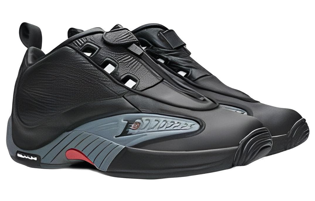 Ретро баскетбольные кроссовки Reebok Answer IV Black Grey - изображение 2