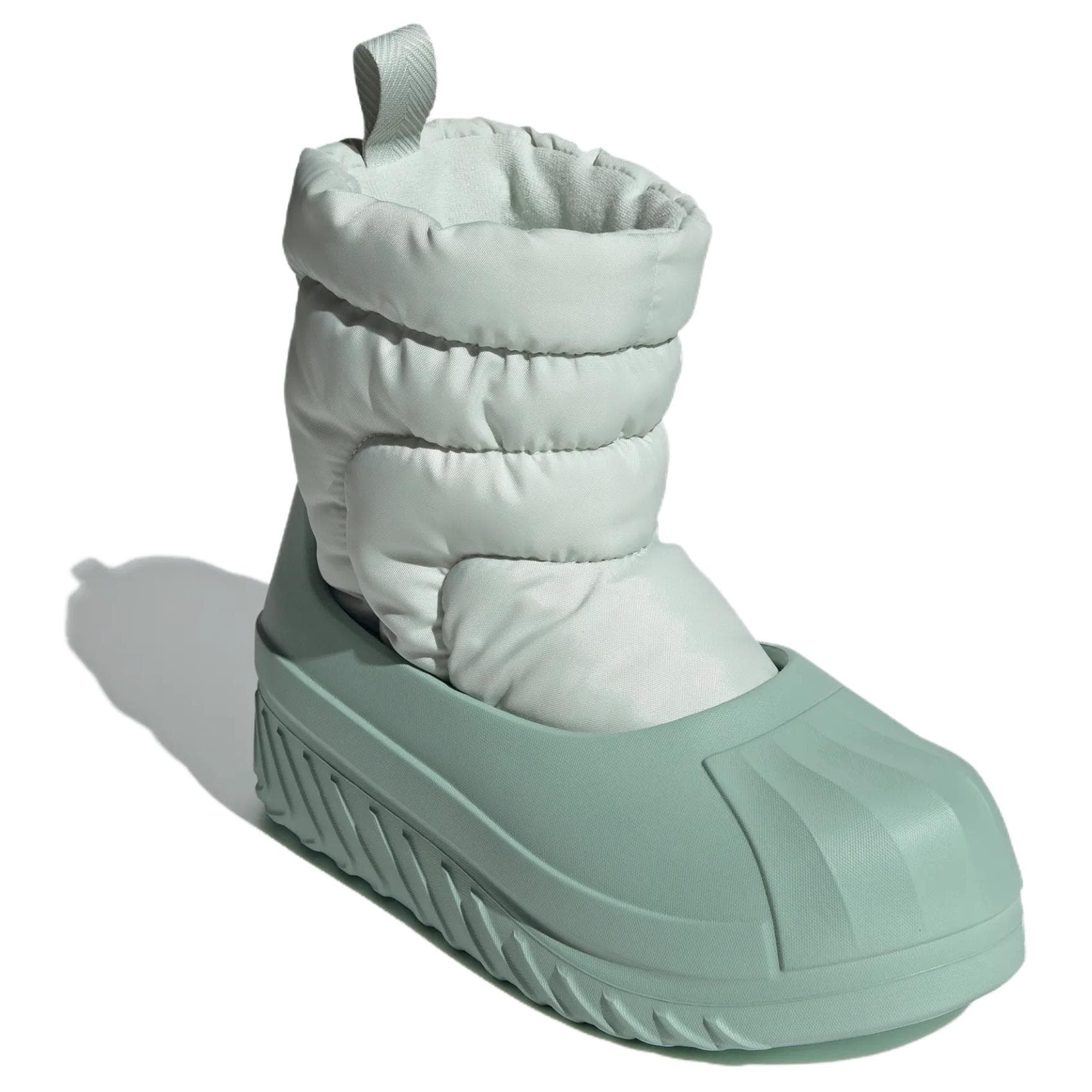 Ботинки зимние Adidas Originals AdiFOM Superstar Термический Мягкий и Комфортный Короткие Ботинки Женские Зеленые - изображение 3
