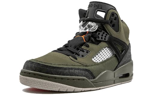 Ретро баскетбольные кроссовки Jordan Spizike Olive Canvas - изображение 2