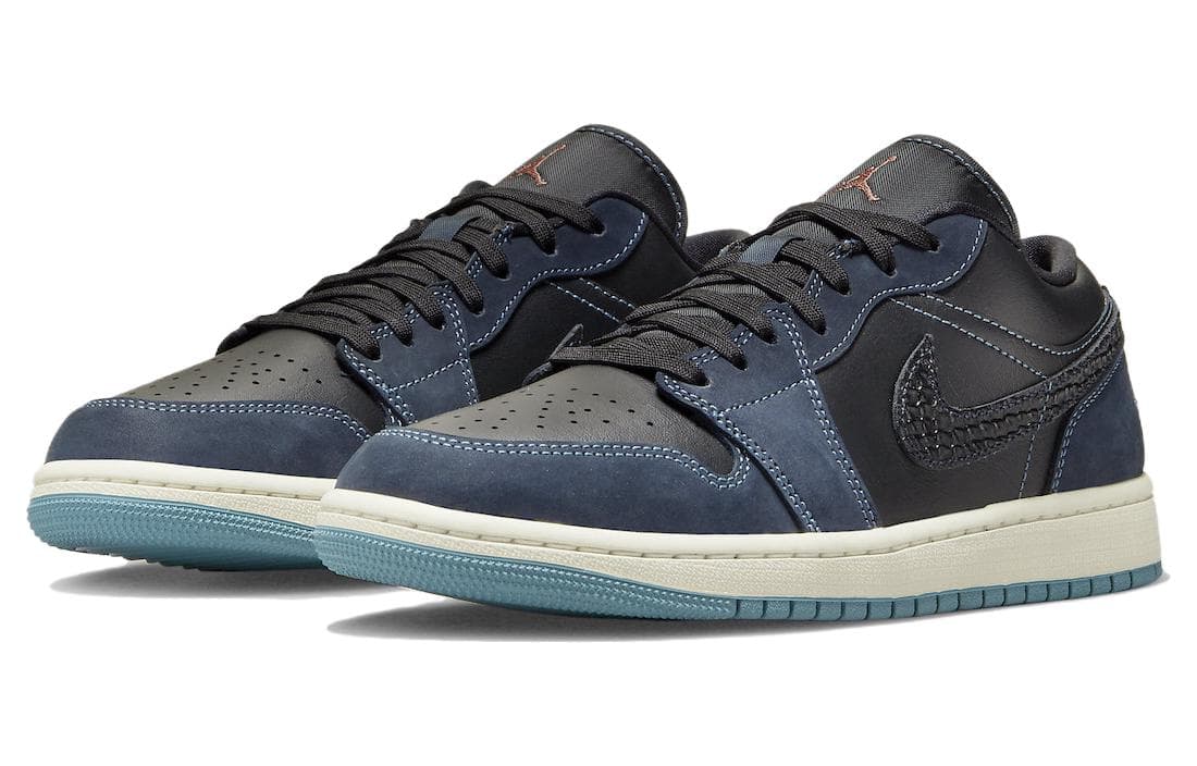 Ретро баскетбольные кроссовки Jordan Air Jordan 1 Low "Midnight Navy" - изображение 3