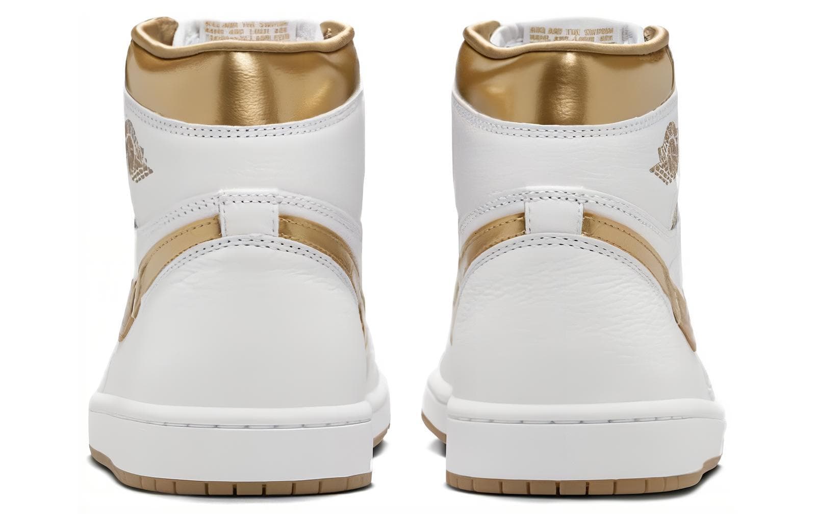 Ретро баскетбольные кроссовки Jordan Air Jordan 1 OG "White and Gold" - изображение 5