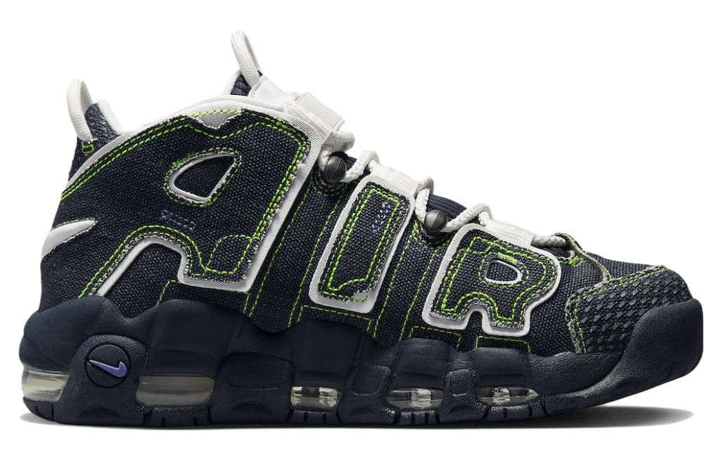 Кроссовки для баскетбола Serena Williams Design Crew x Nike Air More Uptempo Black - изображение 2
