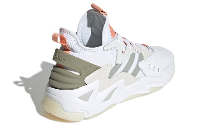 Ретро баскетбольные кроссовки adidas Neo Blazeon White Grey - изображение 4
