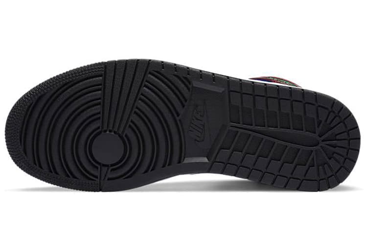 Ретро баскетбольные кроссовки Jordan Air Jordan 1 Mid SE "Multicolor" - изображение 6