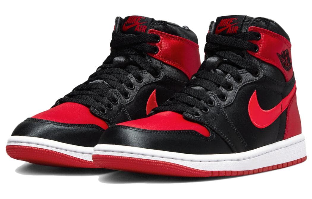 Ретро баскетбольные кроссовки Jordan Air Jordan 1 High OG "Satin Bred" - изображение 3