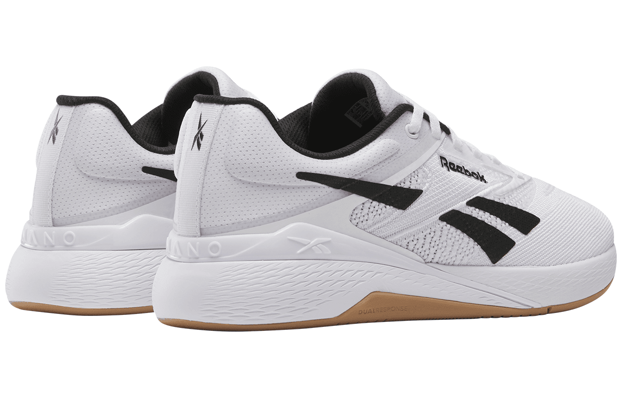 Кроссовки для спортзала Reebok Nano X5 Low Тренировочные кроссовки унисекс белые и черные - изображение 3