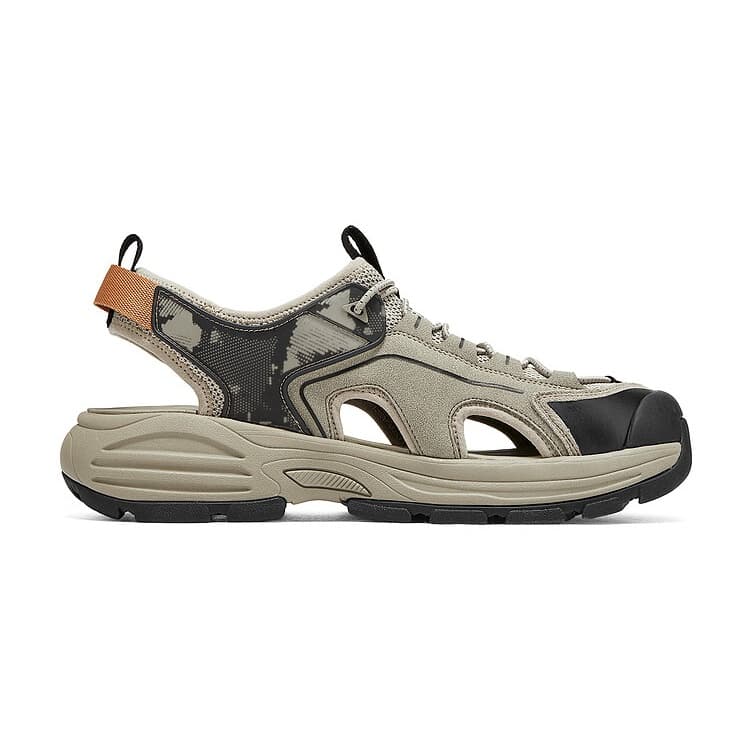 Сандалии с ремешком SKECHERS MENS USA Пляжные сандалии Мужской Тауповый - изображение 2