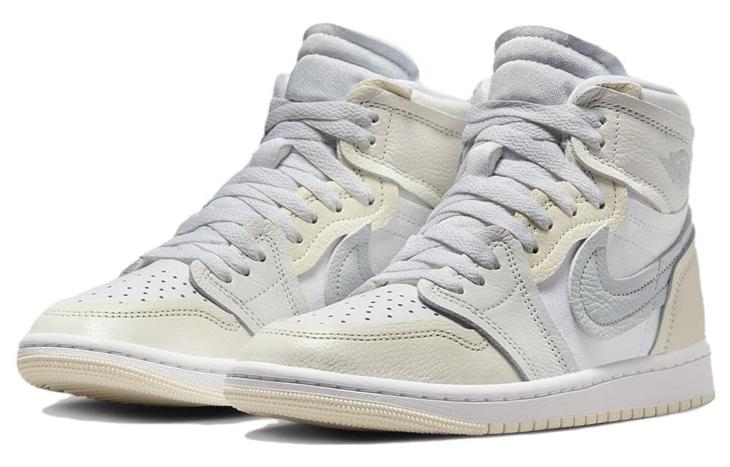 Ретро баскетбольные кроссовки Jordan Air Jordan 1 MM High White Yellow — фото 3