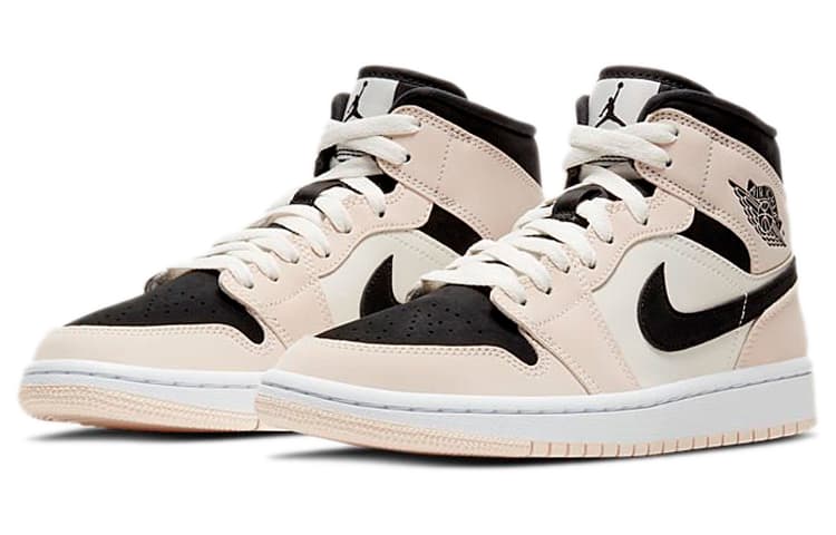 Ретро баскетбольные кроссовки Jordan Air Jordan 1 Mid "Barely Orange" - изображение 3