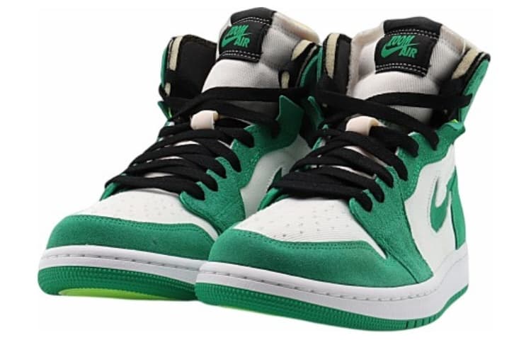 Ретро баскетбольные кроссовки Jordan Air Jordan 1 high zoom air cmft "stadium green" - изображение 3