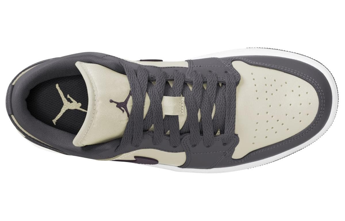 Ретро баскетбольные кроссовки Jordan Air Jordan 1 Low Retro "Dark Grey" - изображение 3