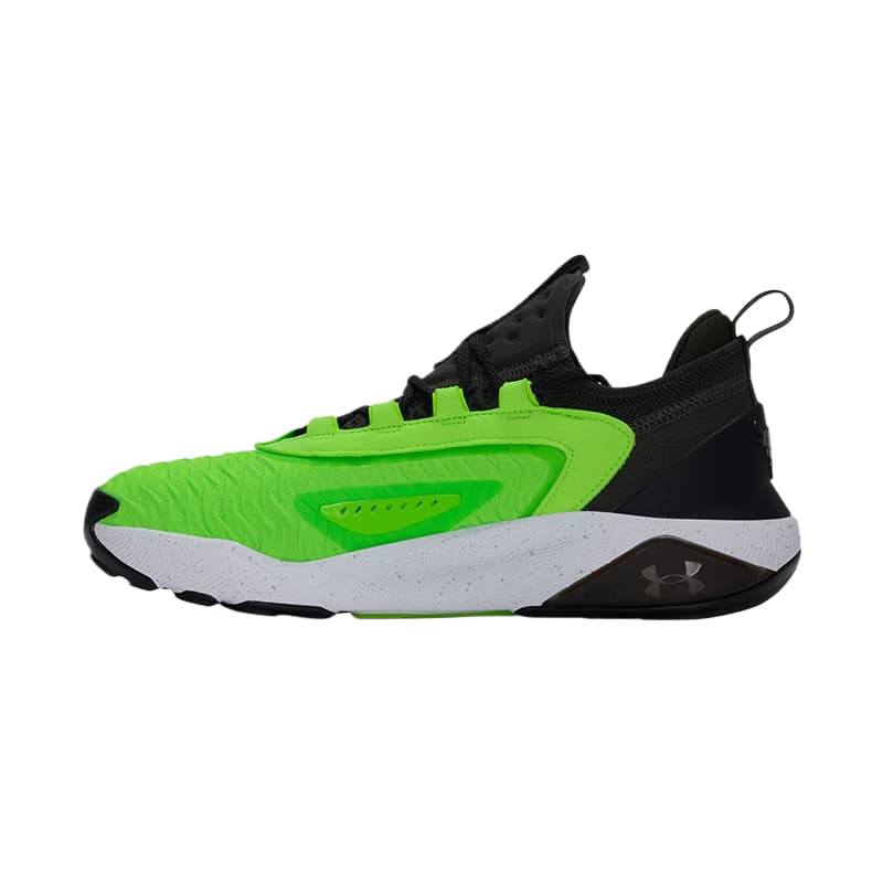 Кроссовки для спортзала Under Armour Project Rock 7 Амортизация Устойчивость к истиранию Низкий топ Кроссовки для тренировок Мужские Зеленый - изображение 2
