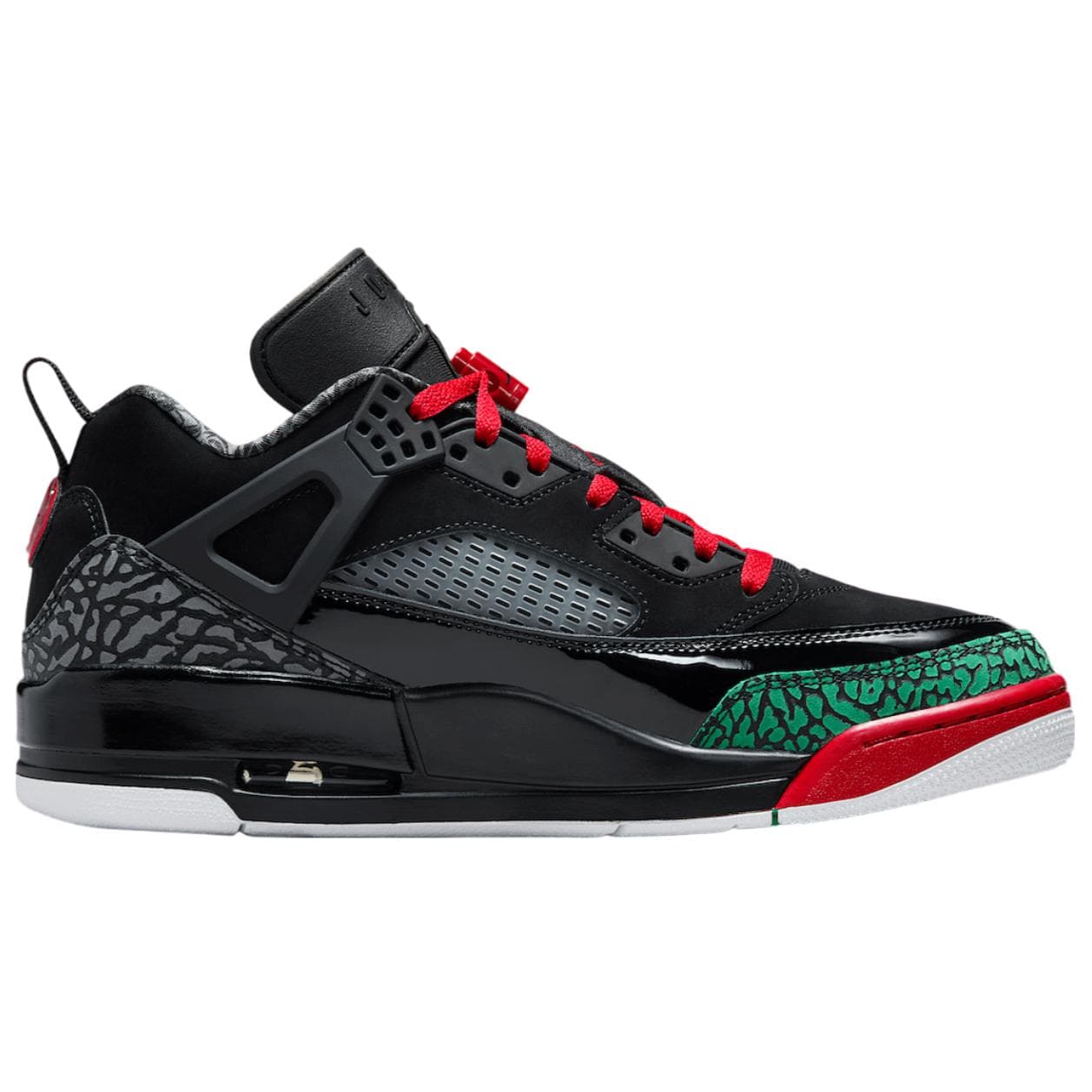 Ретро баскетбольные кроссовки Jordan Spizike Low OG Black Red - изображение 2