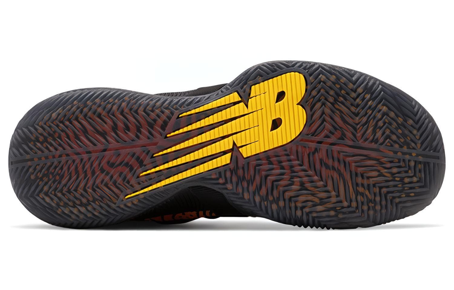 Ретро баскетбольные кроссовки Kawhi Leonard x New Balance OMN1S Black Orange Gradient - изображение 5