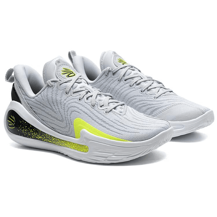Кроссовки для баскетбола Under Armour Curry 12 противоскользящие устойчивые к истиранию низкий топ баскетбольные кроссовки унисекс белые - изображение 4