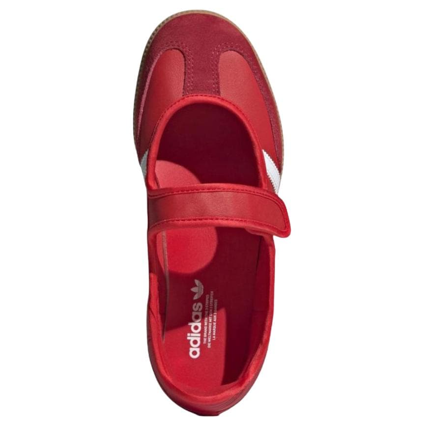 Adidas Originals Samba Jane Удобный Туфли Мэри Джейн Женские Красный - изображение 3