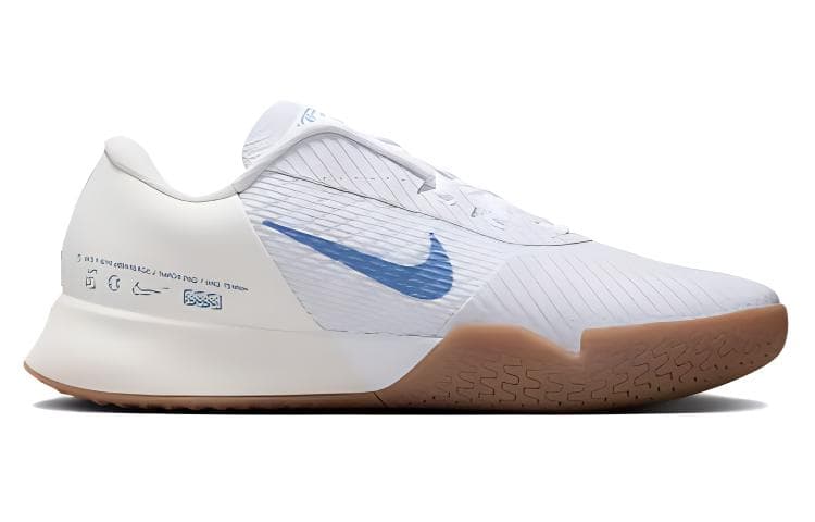 Кроссовки для тенниса Nike Air ZOOM VAPOR Pro 2 Low Топ Теннисные Кроссовки Мужские Белые Синие - изображение 2