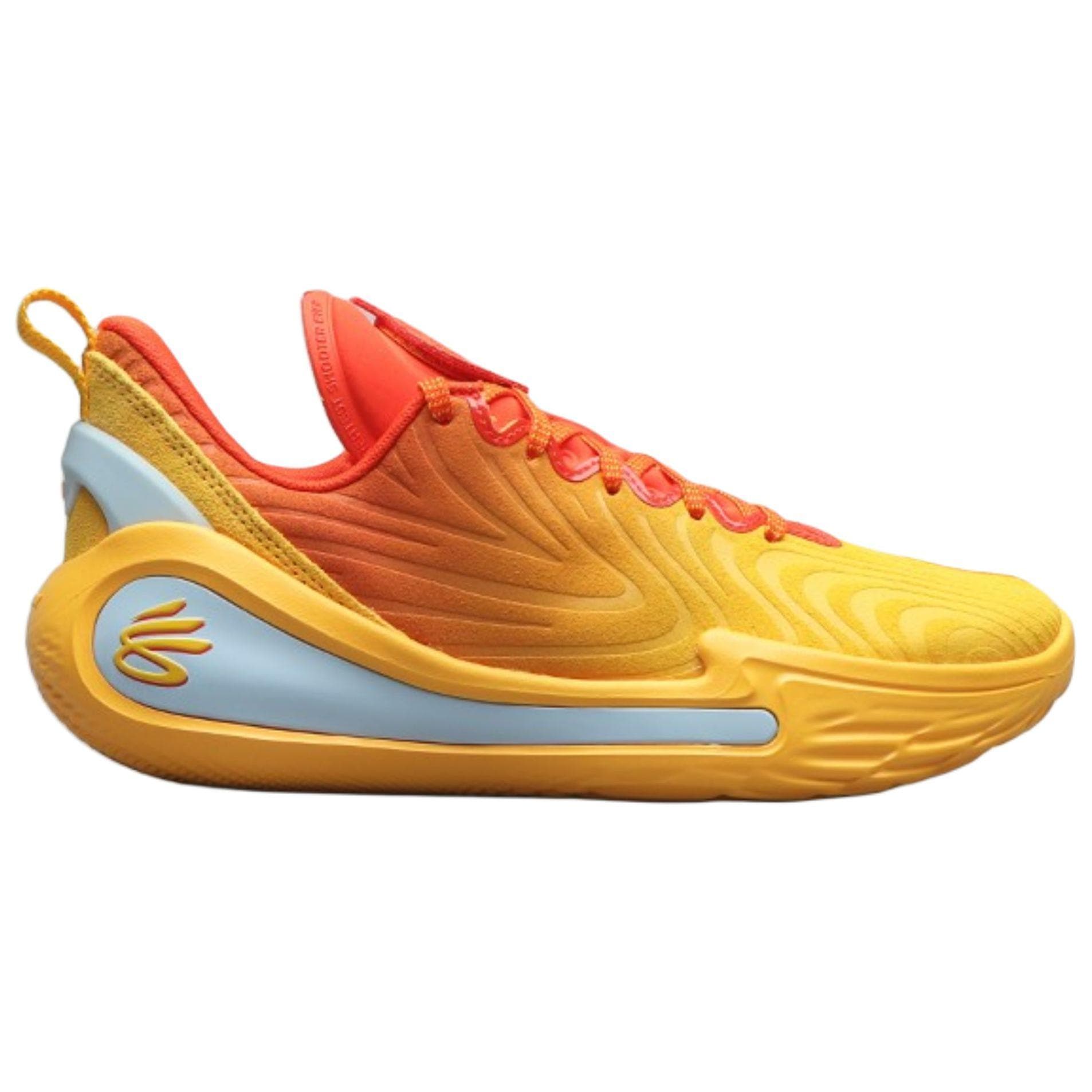 Кроссовки для баскетбола Under Armour Curry 12 противоскользящие устойчивые к истиранию низкие баскетбольные кроссовки унисекс синий желтый - изображение 3