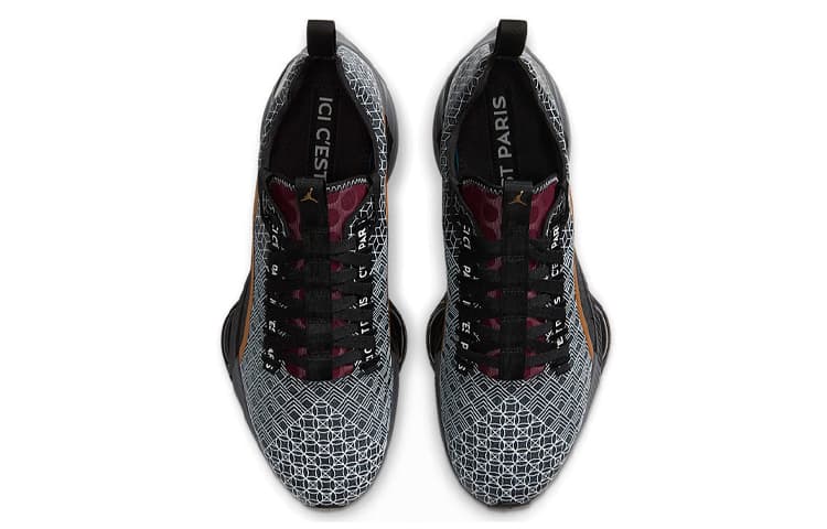 Ретро баскетбольные кроссовки Jordan Air Zoom Renegade "PSG" - изображение 4