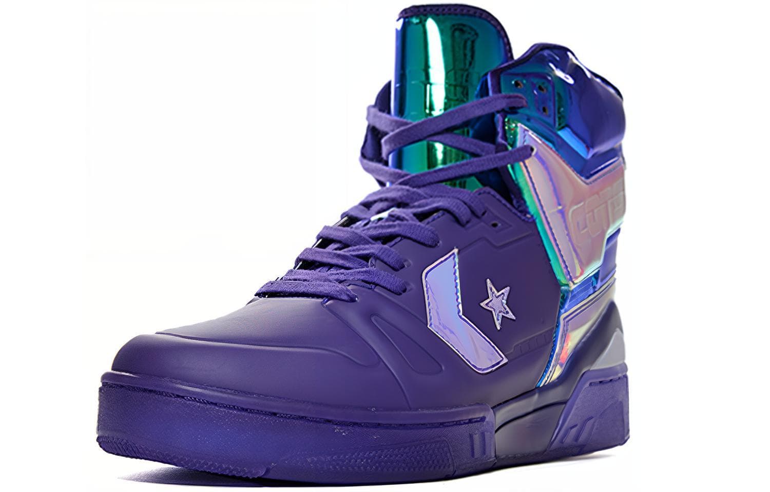 Ретро баскетбольные кроссовки Converse ERX High Top Retro Basketball Shoes Purple - изображение 3