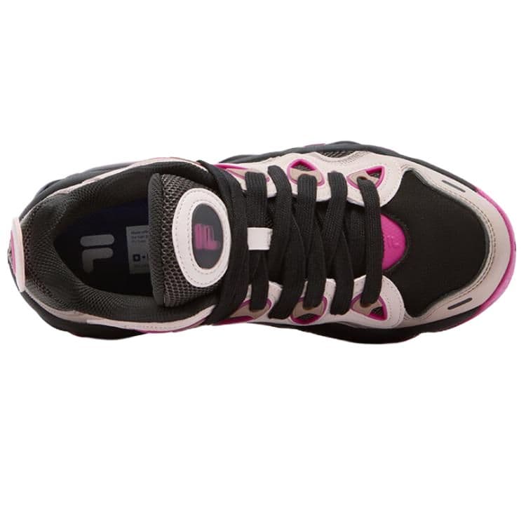 Ретро баскетбольные кроссовки FILA FUSION VERTICAL Crack Shoes Лоу-топы Ретро-баскетбольные кроссовки Женские Черный - изображение 3