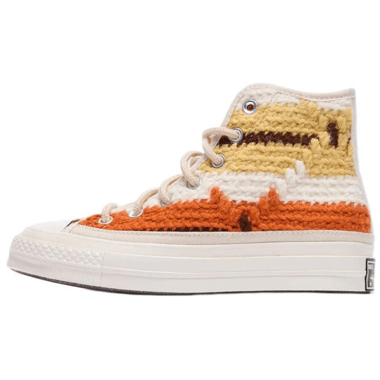 Кеды Converse Chuck 70 High Топ Кеды Женские Белый Желтый Оранжевый - изображение 1