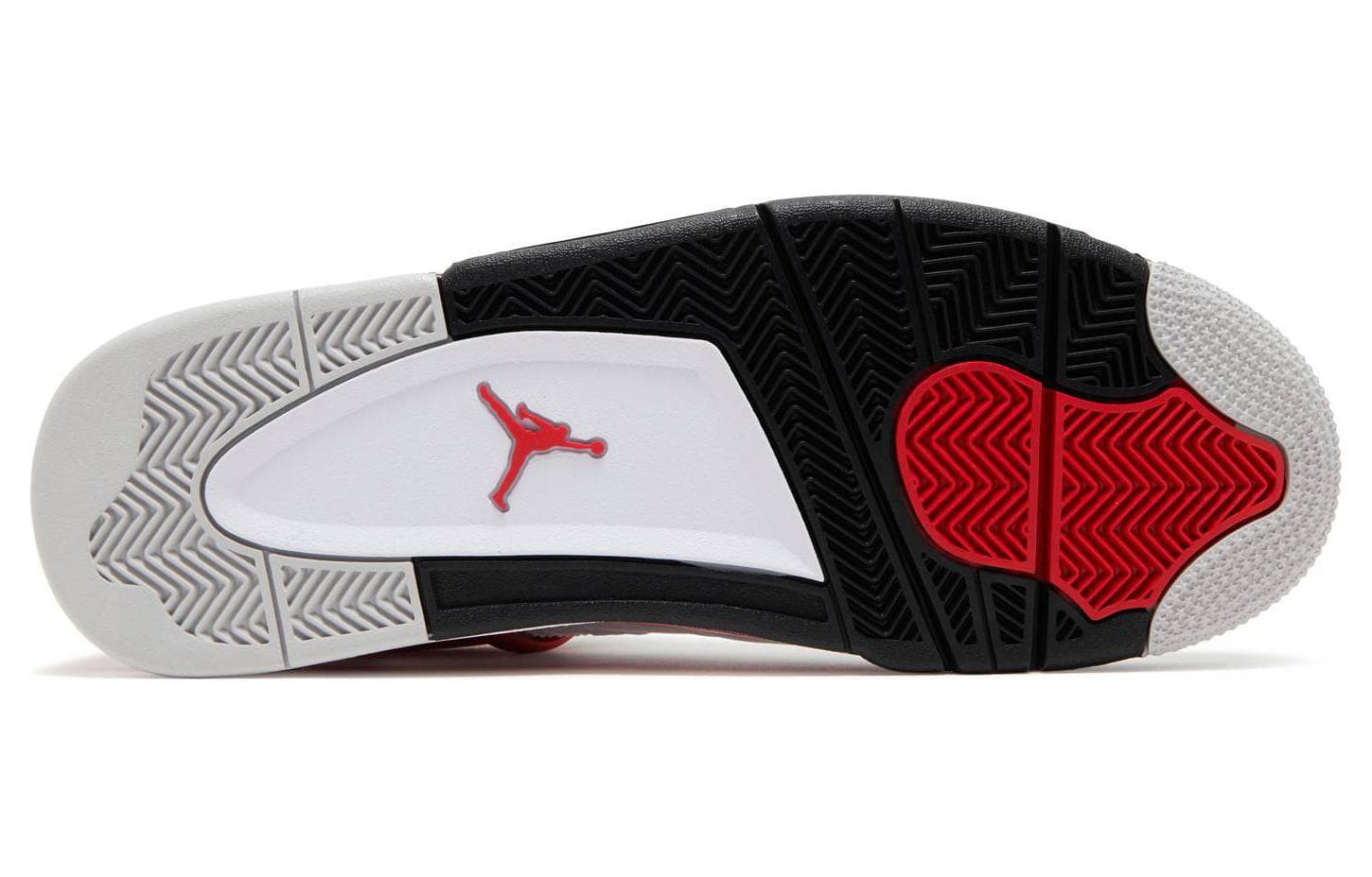 Ретро баскетбольные кроссовки Jordan Air Jordan 4 "Neutral Grey" "Red Cement" - изображение 5
