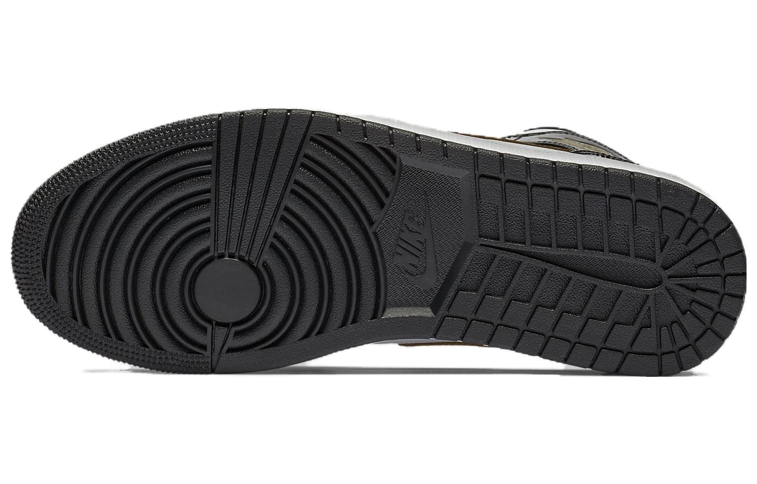 Ретро баскетбольные кроссовки Jordan Air Jordan 1 Mid SE Black Gold 2023 - изображение 5