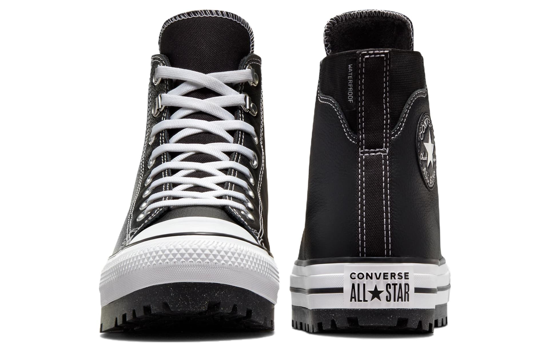 Кеды Converse Chuck Taylor All Star Удобные с флисовой подкладкой термические высокие кеды унисекс черные - изображение 4