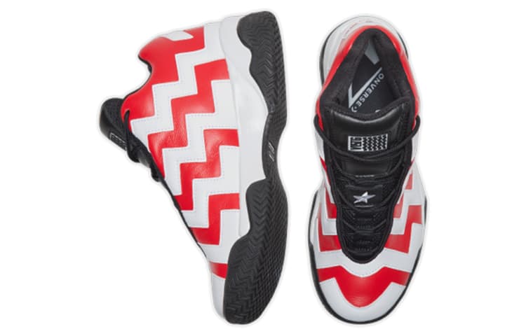 Ретро баскетбольные кроссовки Converse Basketball Retro Mid White Red - изображение 4