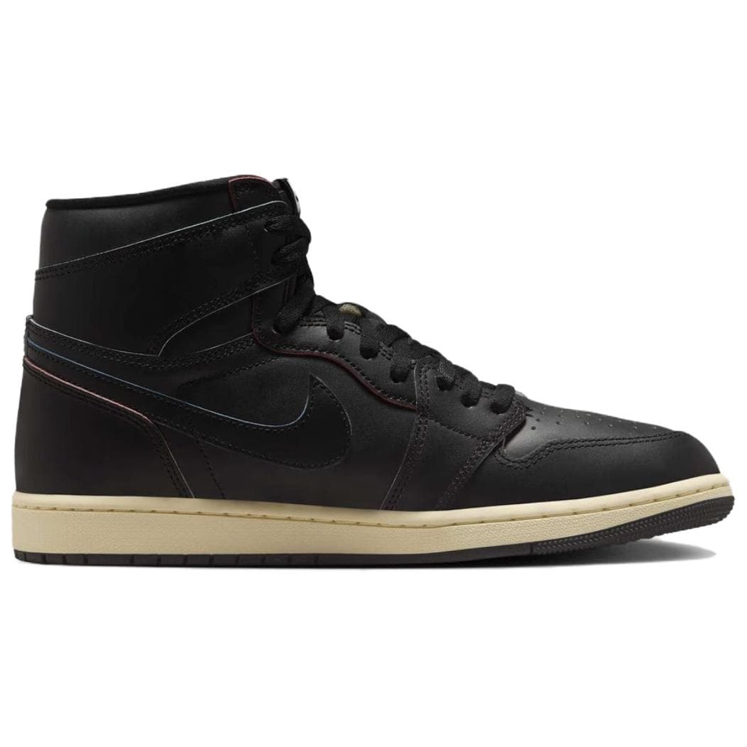 Ретро баскетбольные кроссовки Jordan Air Jordan 1 High Топ Ретро-баскетбольные кроссовки Мужской Черный Азиатский Версия - изображение 2