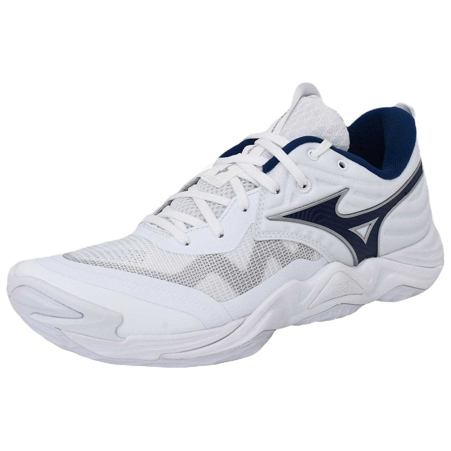 Кроссовки для спортзала Mizuno WAVE MOMENTUM ELITE Противоскользящие Низкие Тренировочные Кроссовки Унисекс Белые - изображение 1