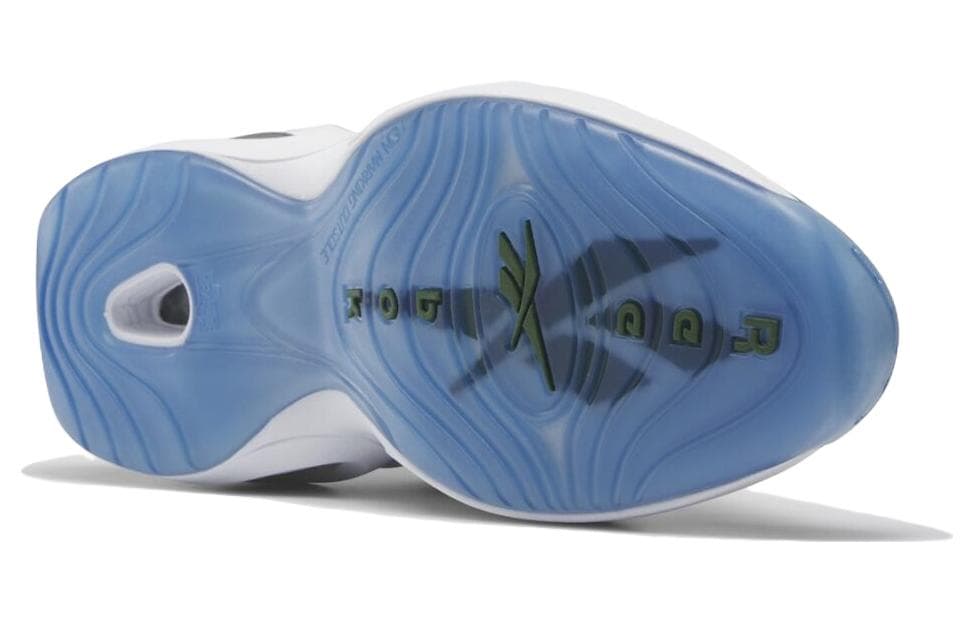 Ретро баскетбольные кроссовки Reebok Question White Green - изображение 4