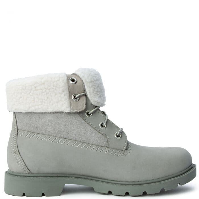 Ботинки зимние Timberland Linden Woods Устойчивые к истиранию Амортизирующие Короткие Снежные Ботинки Женские Серые - изображение 2
