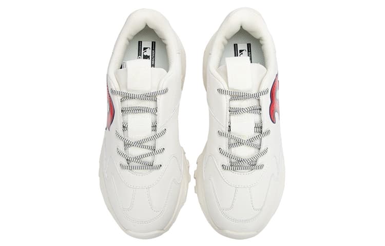 Кроссовки MLB Platform Low Top Sneakers White Red - изображение 4