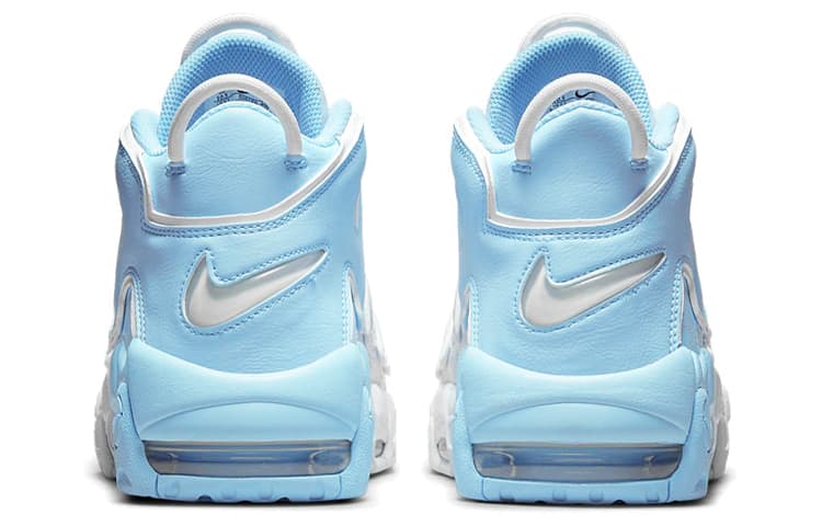 Кроссовки для баскетбола Nike Air More Uptempo White Blue - изображение 5