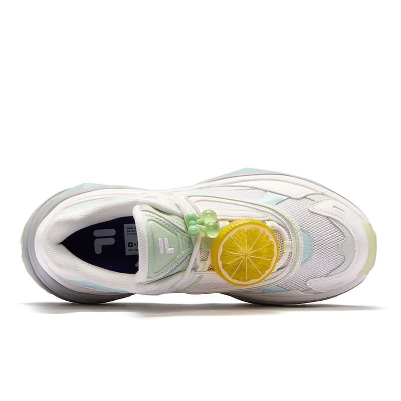 Кроссовки FILA FUSION BIANCO III визуально увеличивает рост Low Топ Массивные кроссовки Женские Стандартный белый - изображение 3