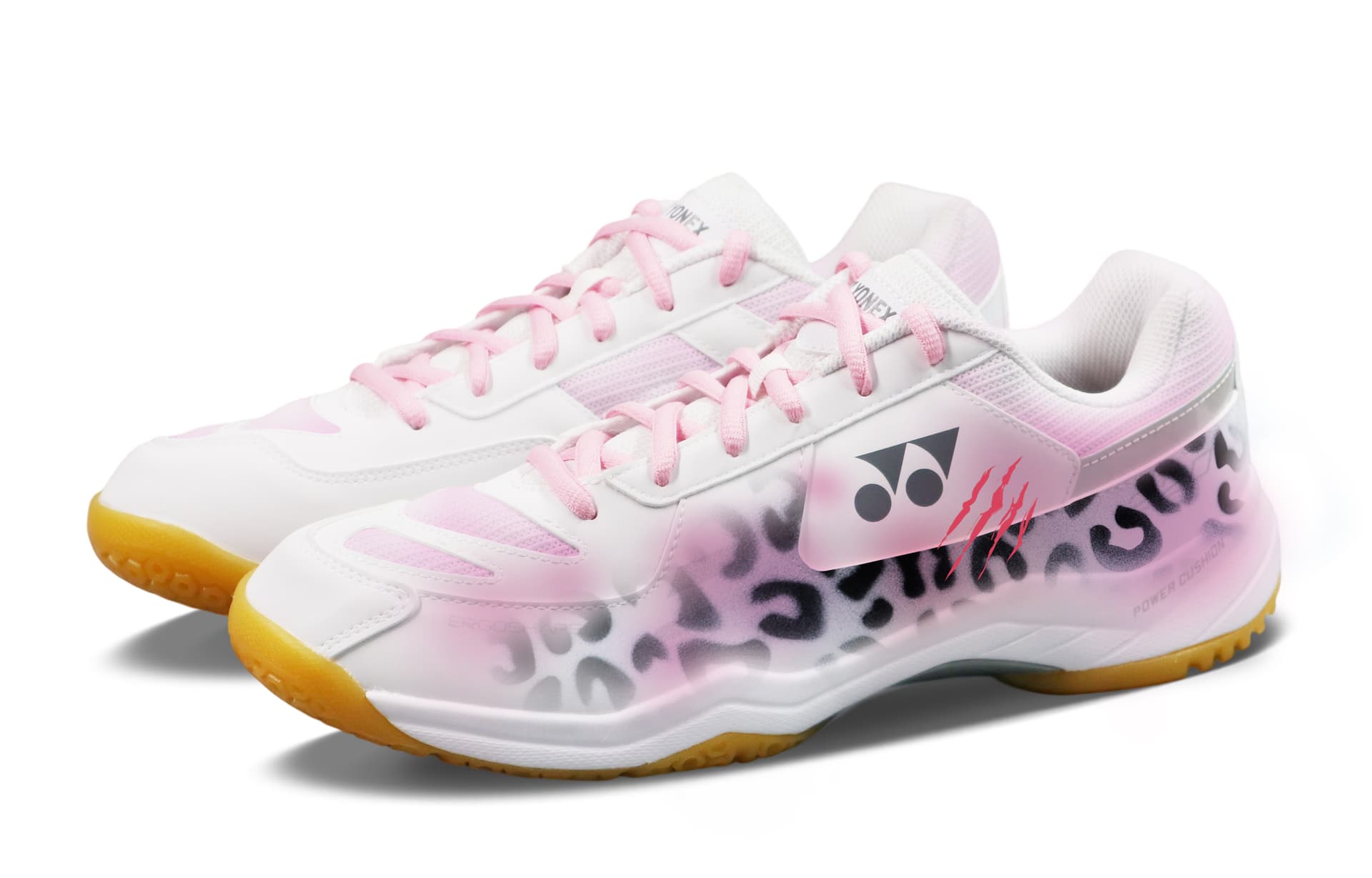 Кроссовки для бадминтона YONEX Power Cushion Wild Charm Leopard Pink - изображение 3
