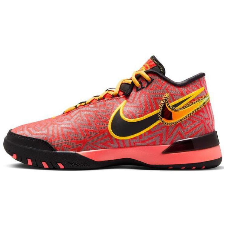 Кроссовки для баскетбола Nike Противоскользящие Устойчивые к Износу MID Топ Баскетбольные Кроссовки Мужские Красные - изображение 1