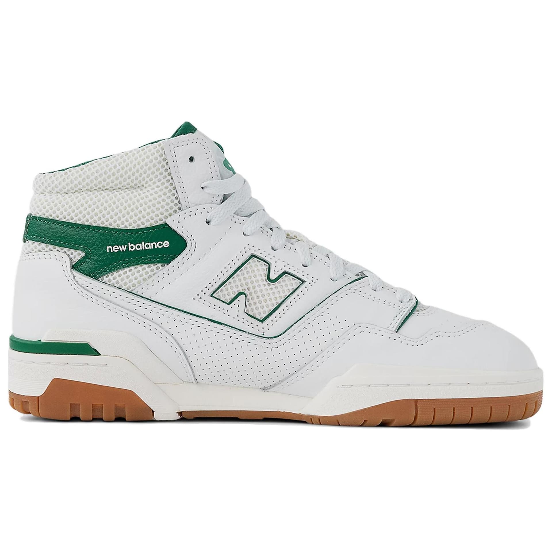 Ретро баскетбольные кроссовки ALD x New Balance 650 R White Green - изображение 2