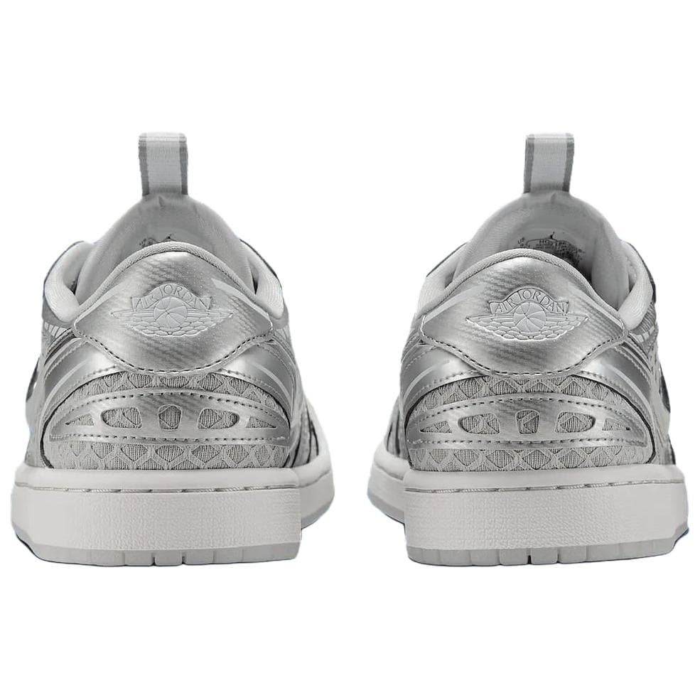 Ретро баскетбольные кроссовки Jordan Air Jordan 1 Low MM V3 Silver Grey — фото 5