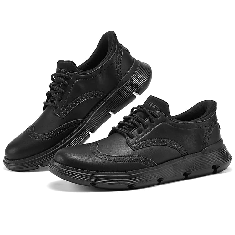 Skechers Garza Ручные кисти Бесплатно Слайпон Обувь Повседневная обувь Мужская Черная - изображение 3