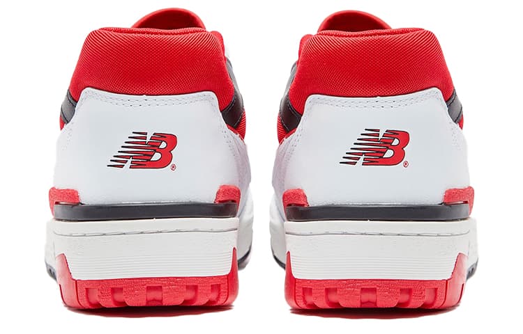 Ретро баскетбольные кроссовки New Balance 550 Red White - изображение 6
