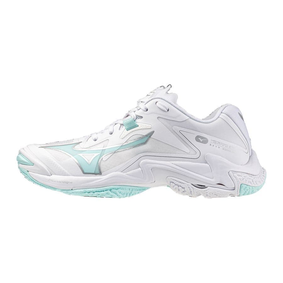 Кроссовки для спортзала Mizuno Wave Lightning Z8 Амортизация Покрытие Поддержка Низкий Топ Тренировочные Кроссовки Женские Белые - изображение 1