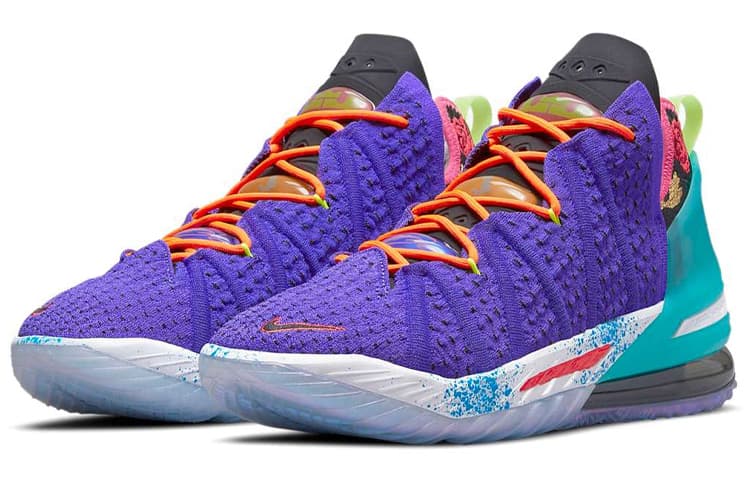 Кроссовки для баскетбола Nike Lebron 18 EP "Psychic Purple" - изображение 3
