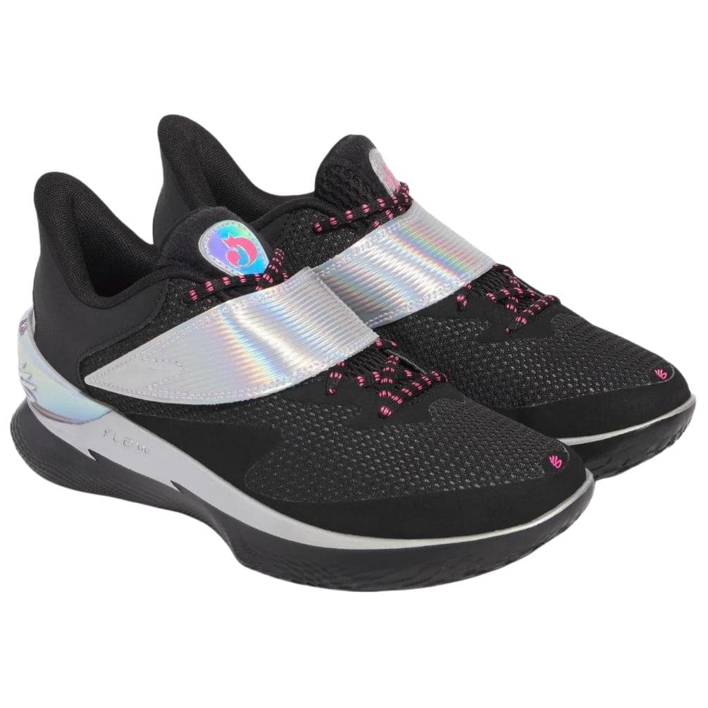 Кроссовки для баскетбола Under Armour Curry Fox 1 Low Баскетбольные кроссовки Унисекс Черный Серебряный - изображение 3